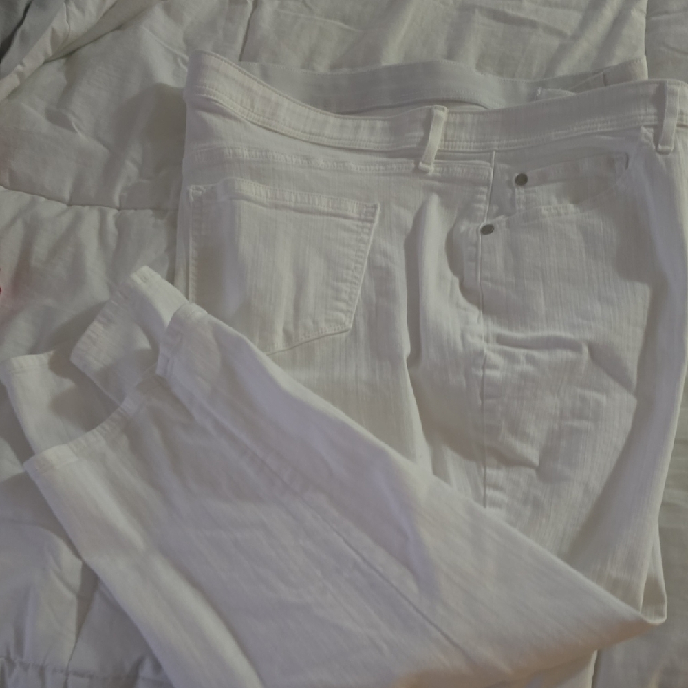 EVRI Women's Boot Cut Jeans - White